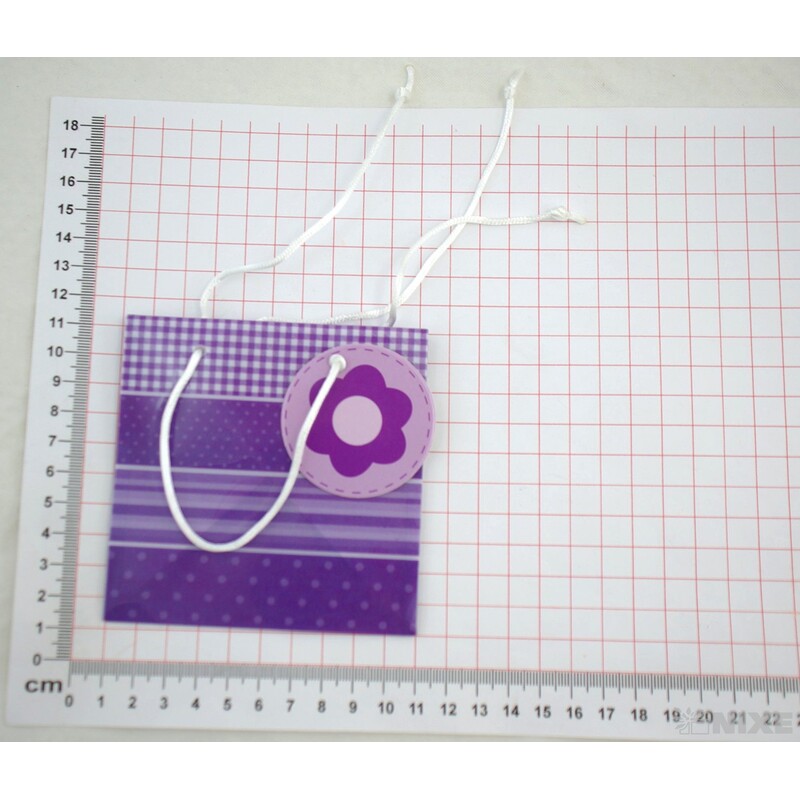 TAŠKA PLAST KYTKA 10x10x10cm*MIX BAREV