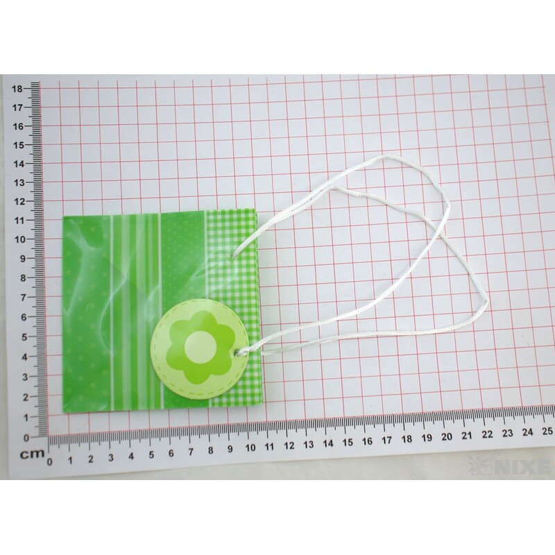 TAŠKA PLAST KYTKA 10x10x10cm*MIX BAREV