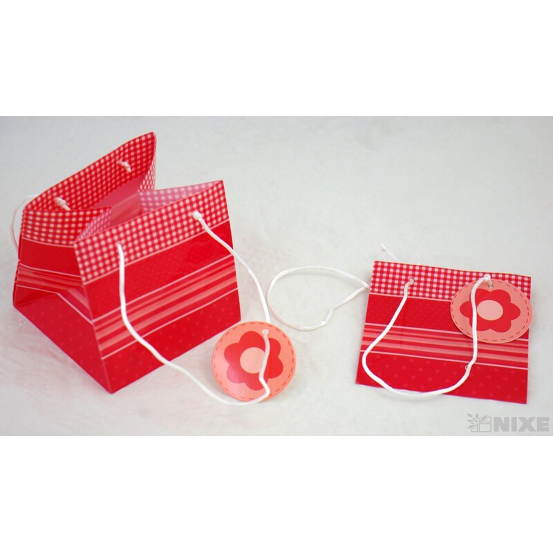 TAŠKA PLAST KYTKA 10x10x10cm*MIX BAREV