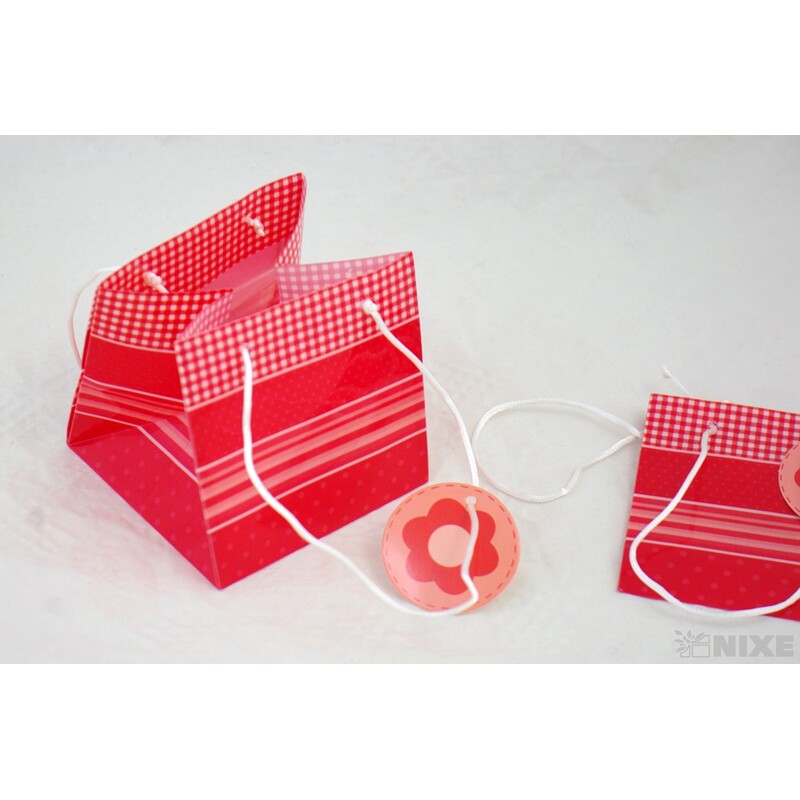 TAŠKA PLAST KYTKA 10x10x10cm*MIX BAREV