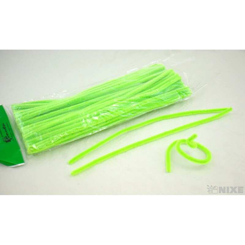 DRÁTEK ŽINYLKA 8mmx31cm 100ks*ZELENÁ SV.