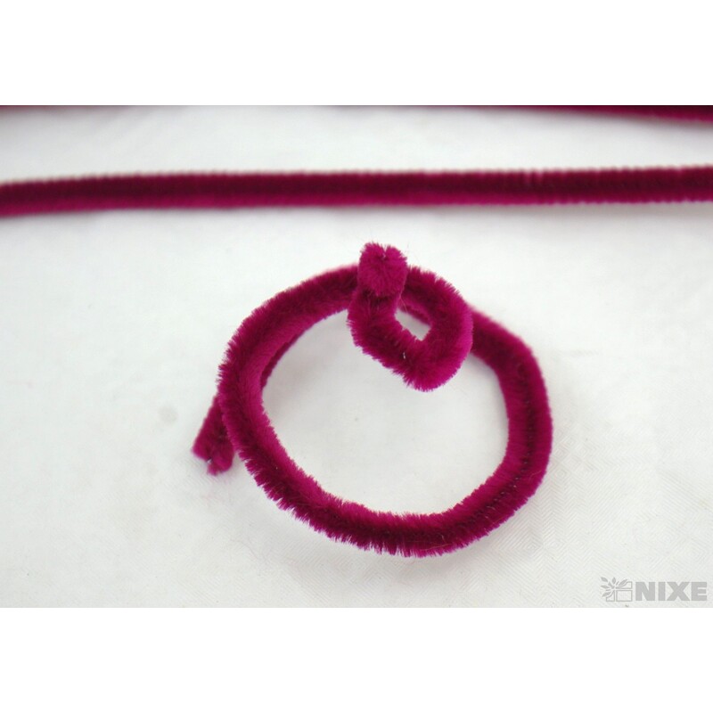 DRÁTEK ŽINYLKA 8mmx31cm 100ks*VÍNOVÁ