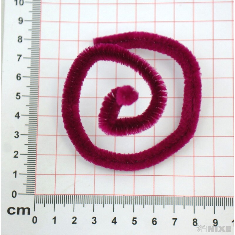 DRÁTEK ŽINYLKA 8mmx31cm 100ks*VÍNOVÁ