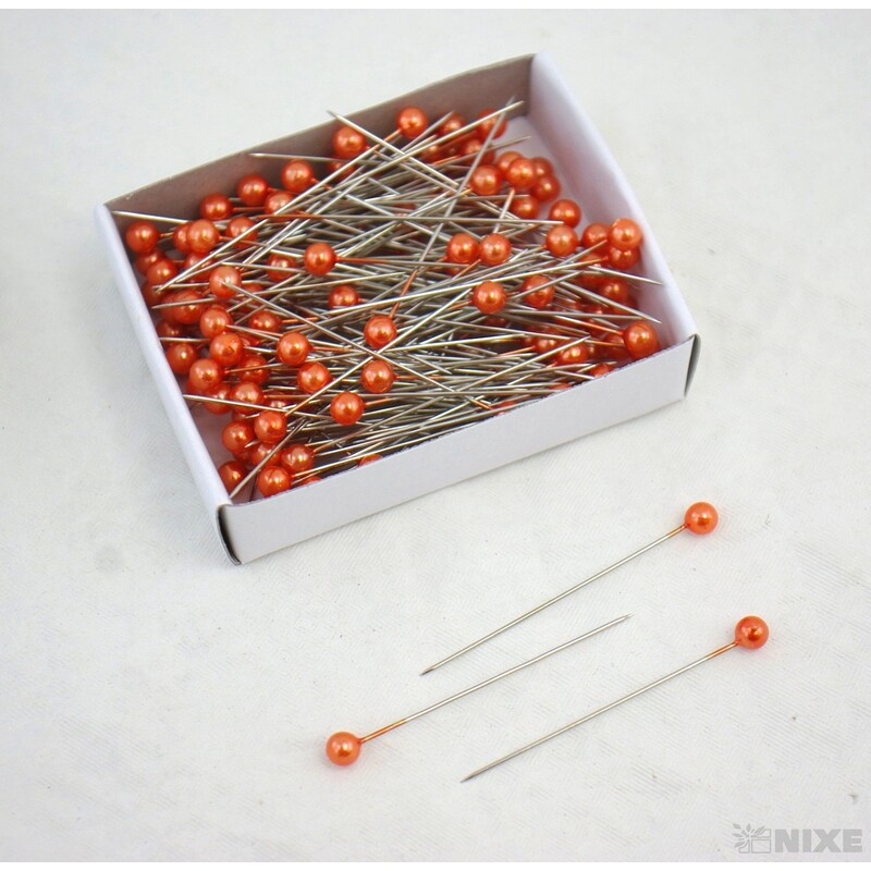 ŠPENDLÍK PL 5mmx5cm 144ks*ORANŽOVÁ