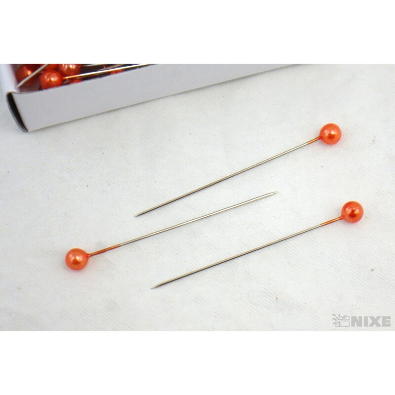 ŠPENDLÍK PL 5mmx5cm 144ks*ORANŽOVÁ