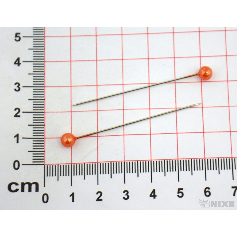 ŠPENDLÍK PL 5mmx5cm 144ks*ORANŽOVÁ
