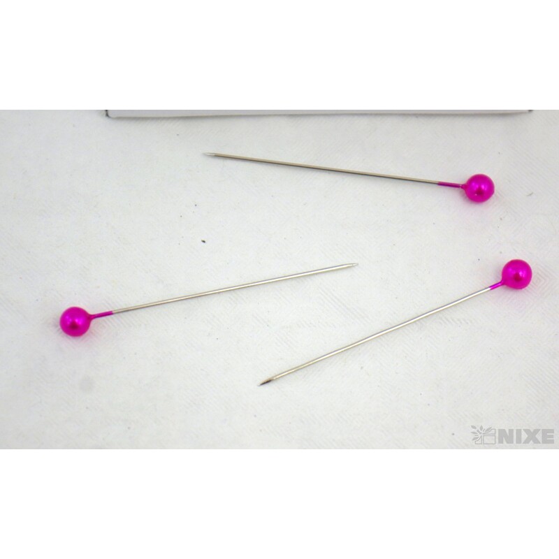 ŠPENDLÍK PL 5mmx5cm 144ks*RŮŽOVÁ TM.