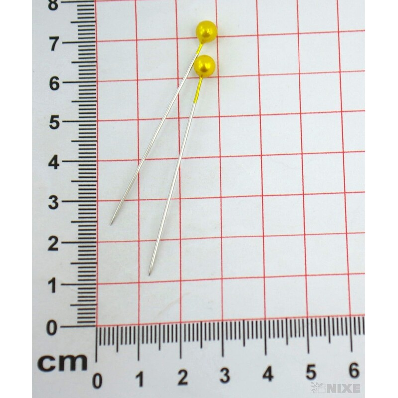 ŠPENDLÍK PL 5mmx5cm 144ks*ŽLUTÁ SV.
