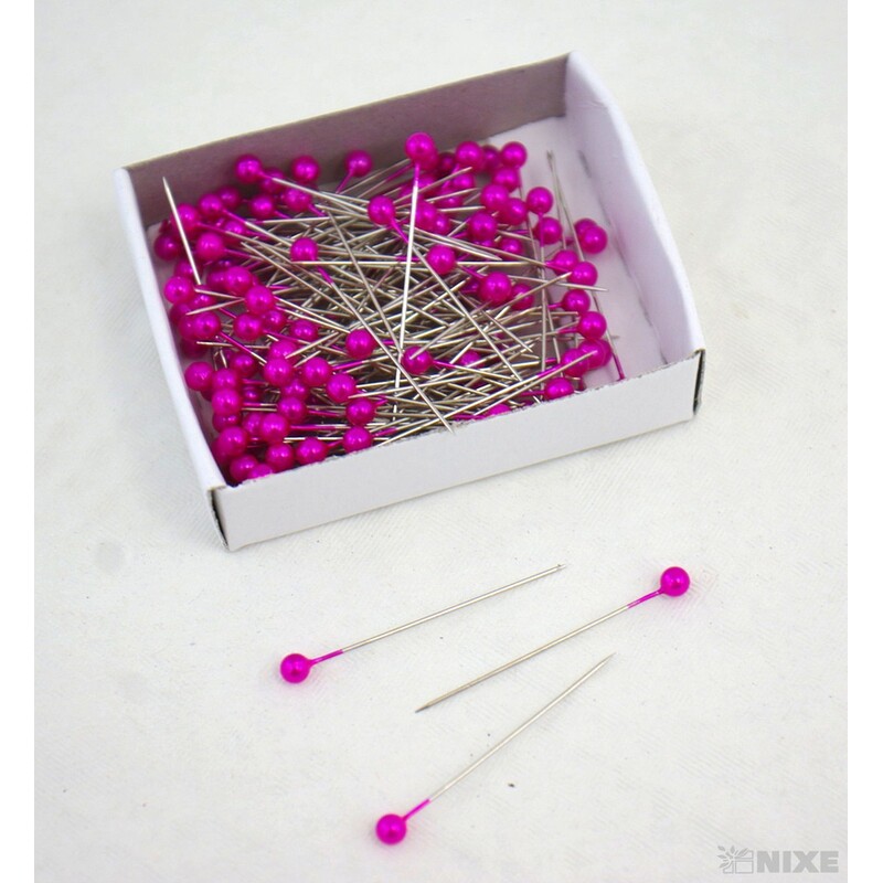 ŠPENDLÍK PL 4mmx4cm 144ks*RŮŽOVÁ TM.