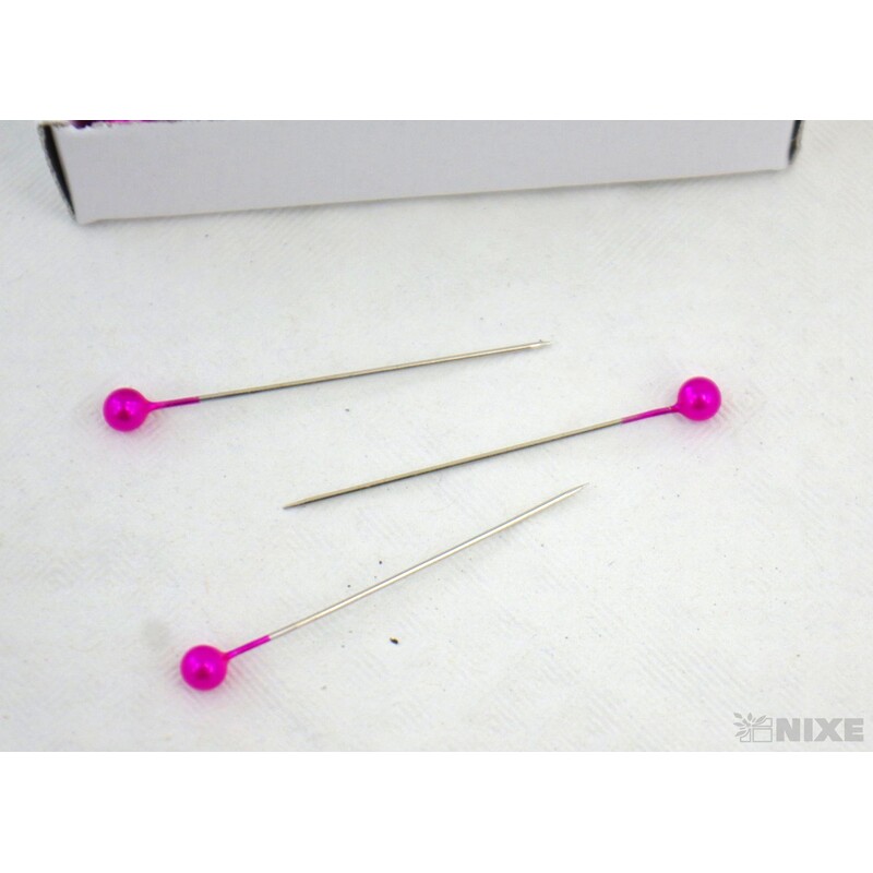 ŠPENDLÍK PL 4mmx4cm 144ks*RŮŽOVÁ TM.