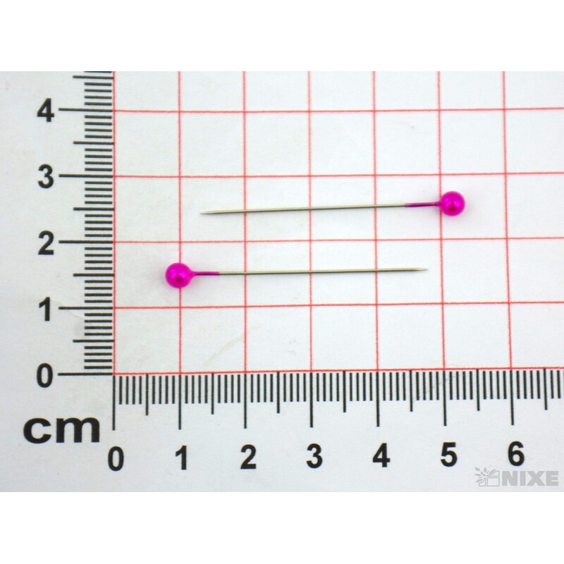 ŠPENDLÍK PL 4mmx4cm 144ks*RŮŽOVÁ TM.