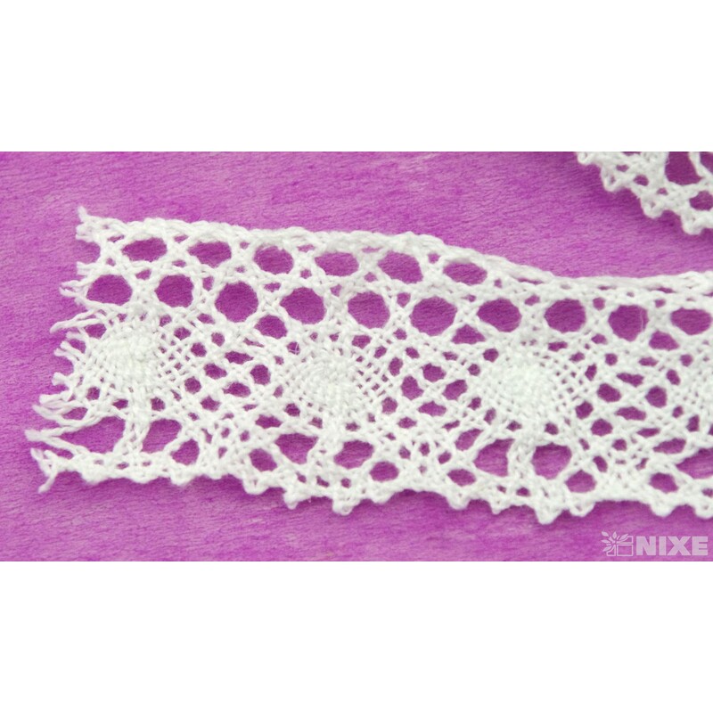 STUHA KRAJKA MIX 30mmx5yd*BÍLÁ