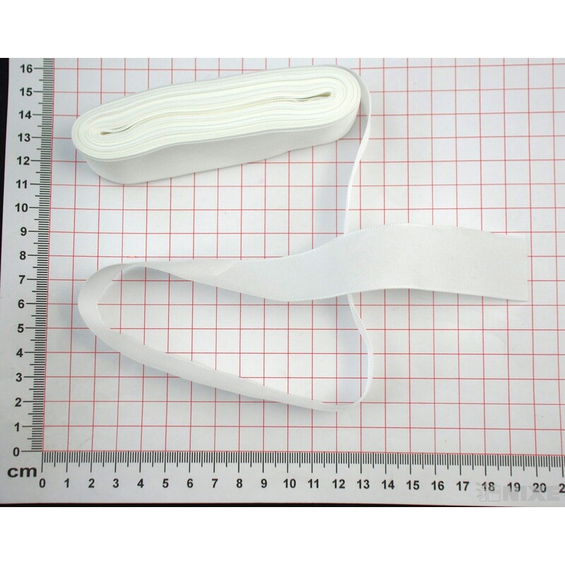 TAFT STUHA POLYE. 25mmx10m*BÍLÁ 030100