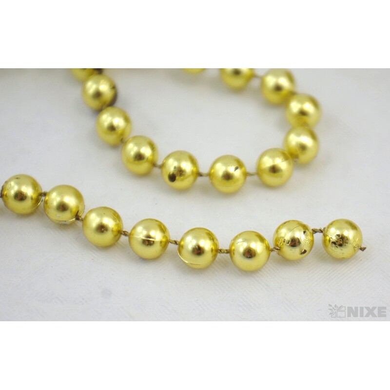 KORÁLKY ŘETĚZ 8mmx10m*ZLATÁ