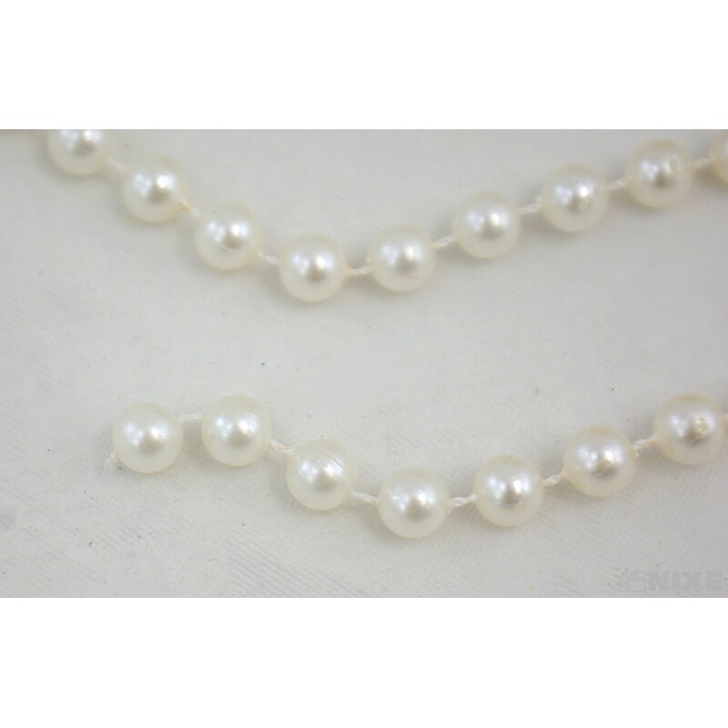 KORÁLKY ŘETĚZ 8mmx10m*KRÉMOVÁ