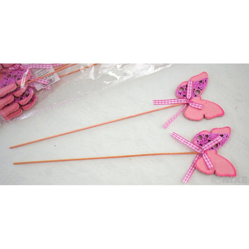 ZÁPICH MOTÝL 5x29cm*RŮŽOVÁ