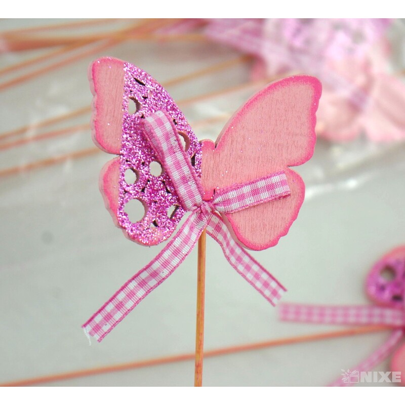 ZÁPICH MOTÝL 5x29cm*RŮŽOVÁ
