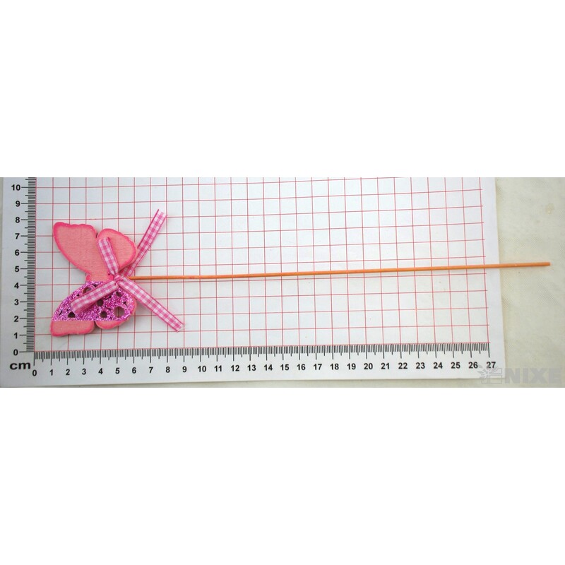 ZÁPICH MOTÝL 5x29cm*RŮŽOVÁ