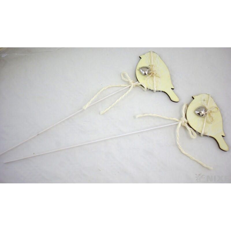 ZÁPICH PTÁČEK 10x34cm*ŽLUTÁ