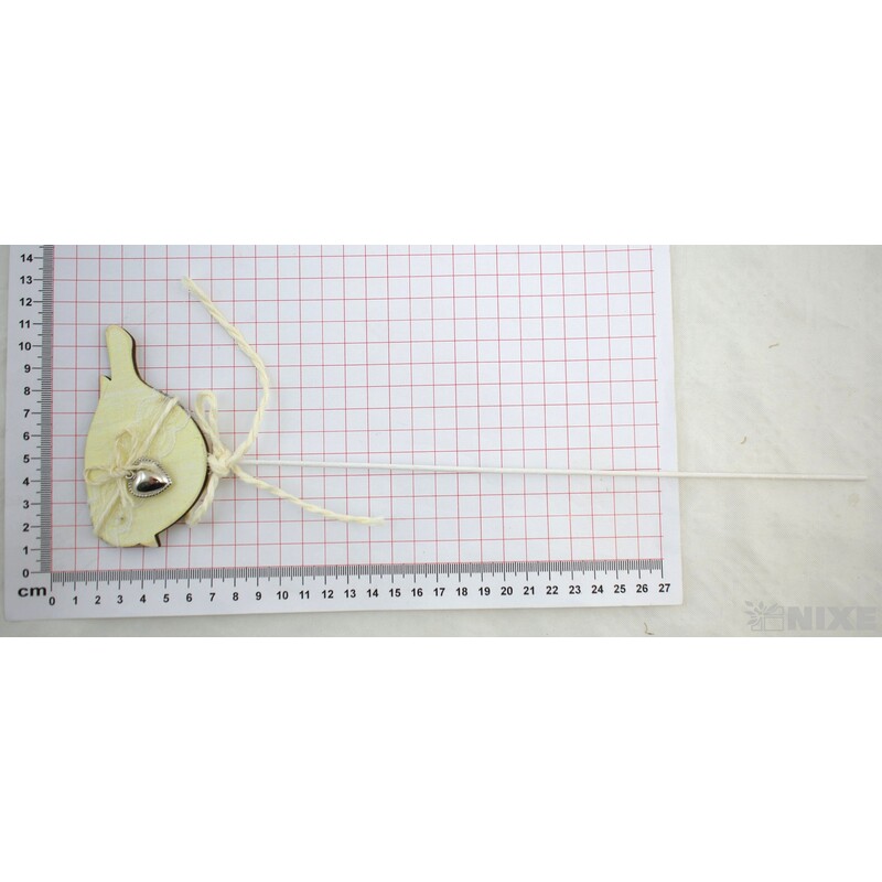 ZÁPICH PTÁČEK 10x34cm*ŽLUTÁ