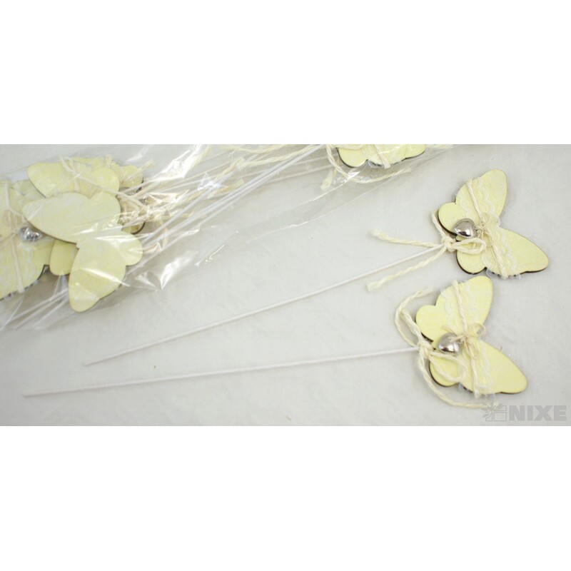 ZÁPICH MOTÝL 9x35cm*ŽLUTÁ