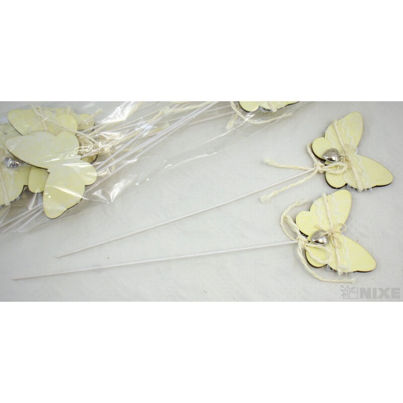 ZÁPICH MOTÝL 9x35cm*ŽLUTÁ