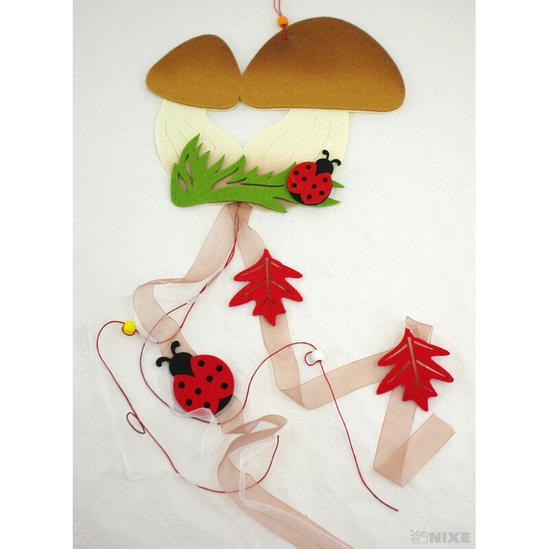 ZÁVĚS FILC HŘÍBEK 24x20cm*