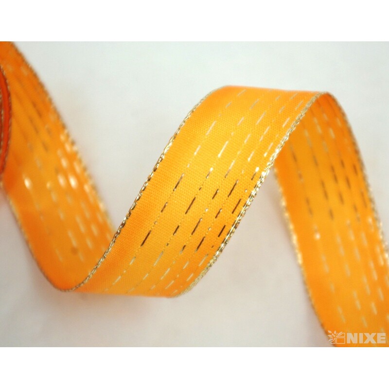 PLÁTNOVÁ STUHA MTP DR. 25mmx25m*ORANŽOVÁ 030617