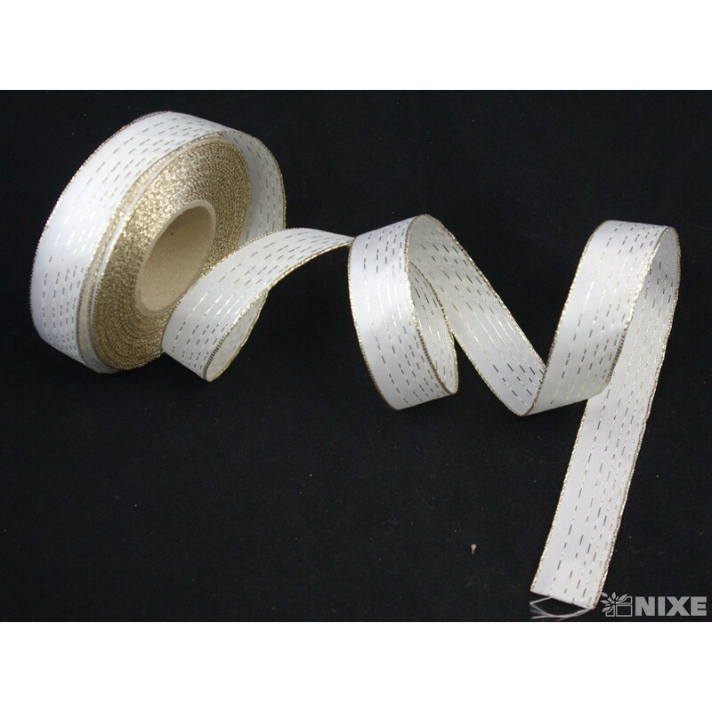 PLÁTNOVÁ STUHA  MTP DR. 25mmx25m*ZLATÁ 030100-1