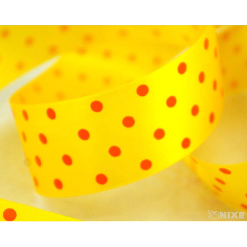 STUHA PUNTÍK N 40mmx25m*ŽLUTÁ+ORANŽOVÁ 211