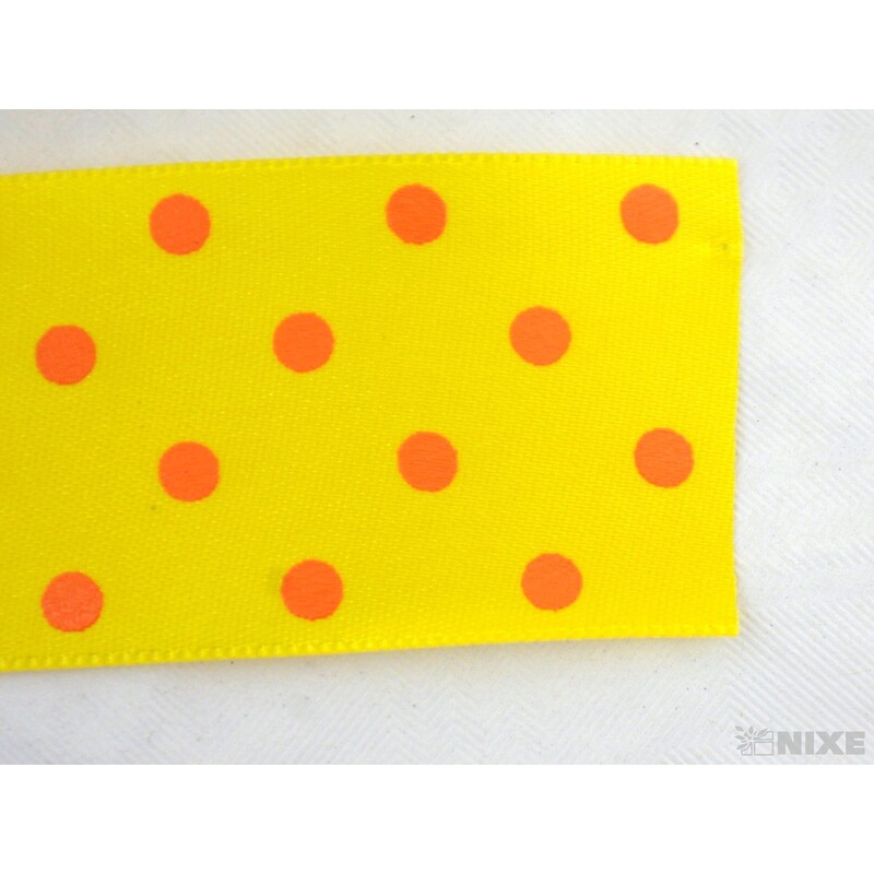 STUHA PUNTÍK N 40mmx25m*ŽLUTÁ+ORANŽOVÁ 211