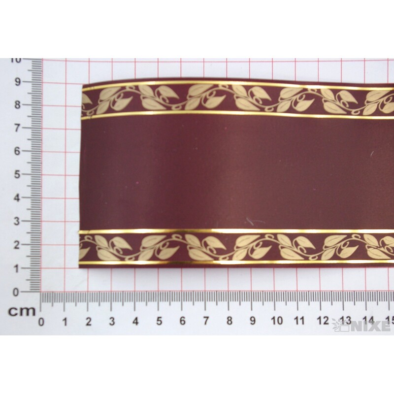 POHŘEBNÍ PÁSEK 60mmx50yd TISK*BORDOVÁ