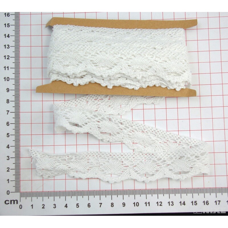 STUHA KRAJKA MIX 20mmx5yd*BÍLÁ