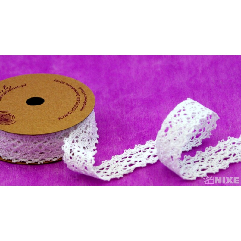 STUHA KRAJKA MIX 20mmx5yd*BÍLÁ