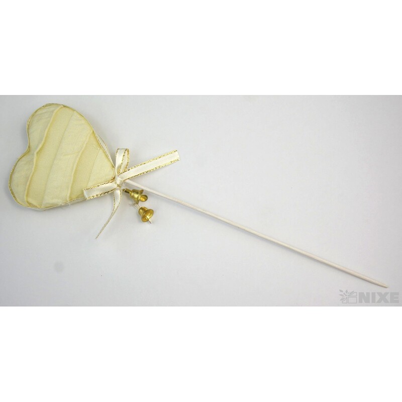 ZÁPICH SRDCE 12ks 6x24cm*KRÉMOVÁ