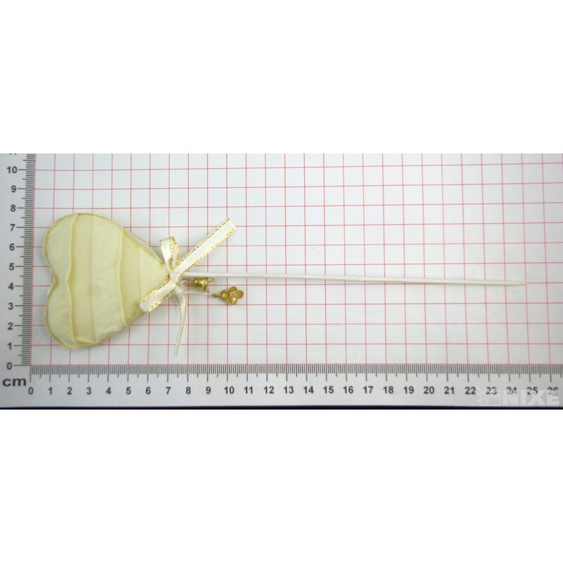 ZÁPICH SRDCE 12ks 6x24cm*KRÉMOVÁ