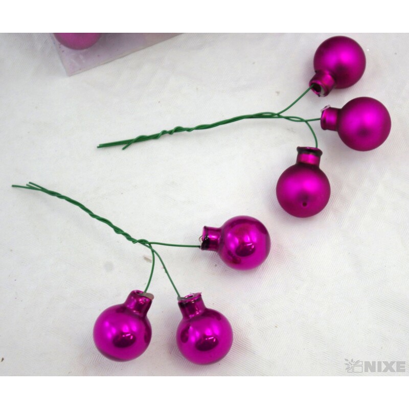 KOULE NA DR. 2x10,5cm 144ks MIX*CYKLÁMEN