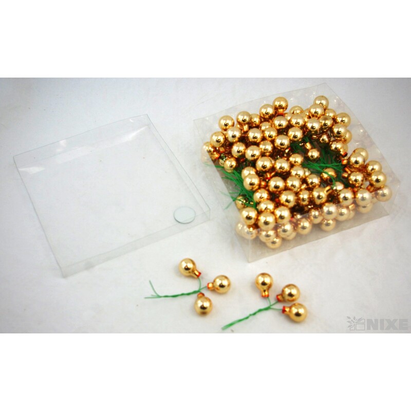 KOULE NA DR. 2x10,5cm 144ks*ZLATÁ