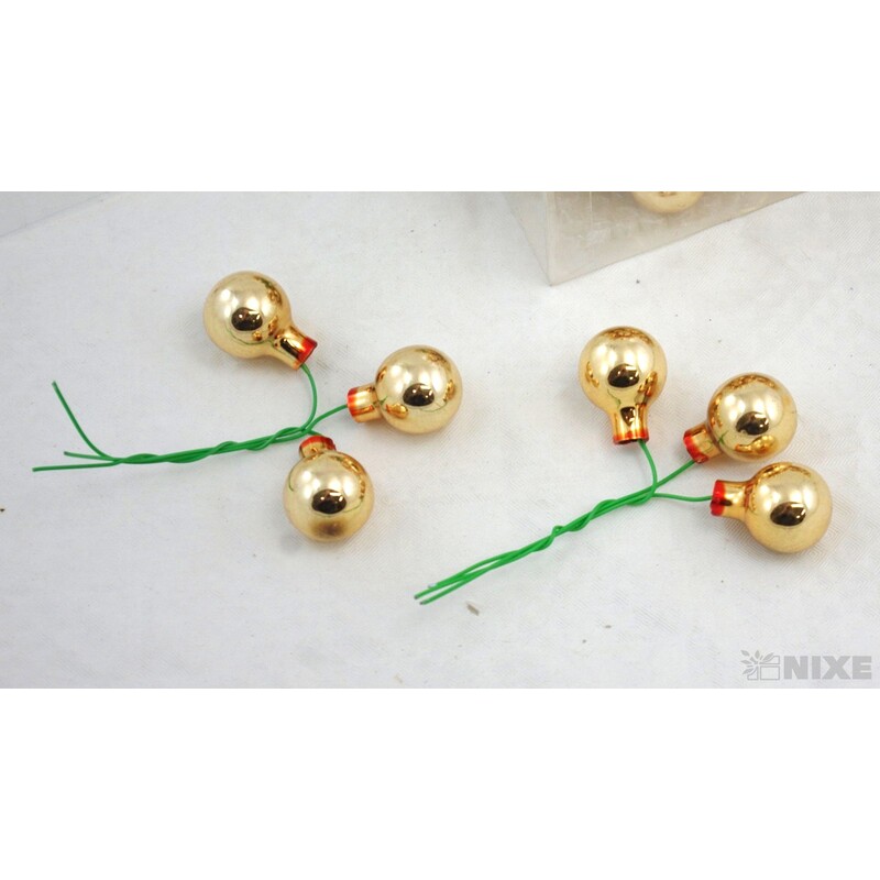 KOULE NA DR. 2x10,5cm 144ks*ZLATÁ