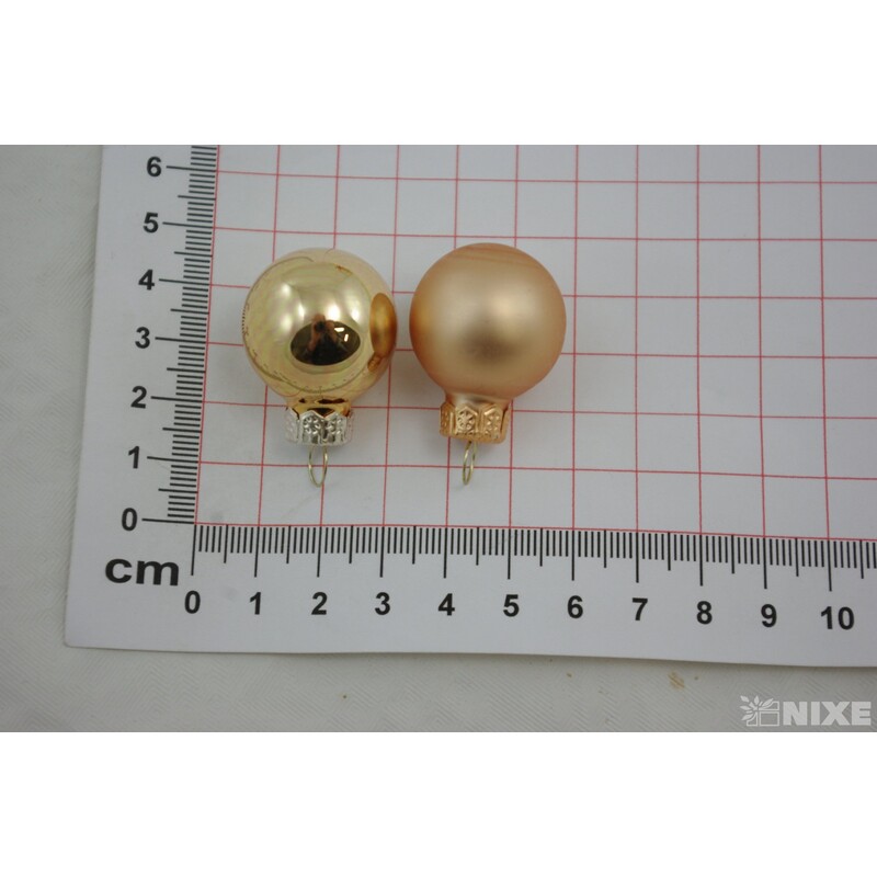 KOULE ZÁVĚS 2,5cm 24ks MIX*ZLATÁ V+