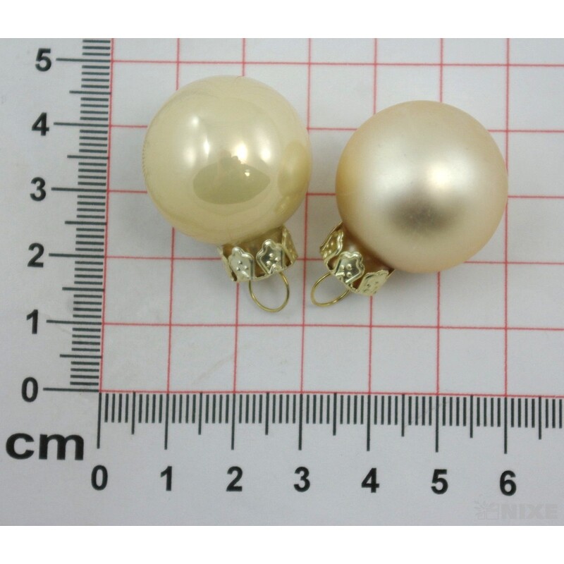 KOULE ZÁVĚS 2,5cm 24ks MIX*KRÉMOVÁ