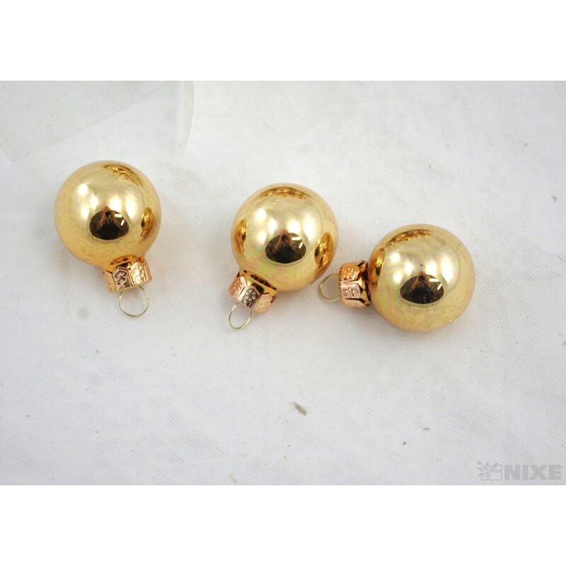 KOULE ZÁVĚS 2,5cm 24ks*ZLATÁ V+