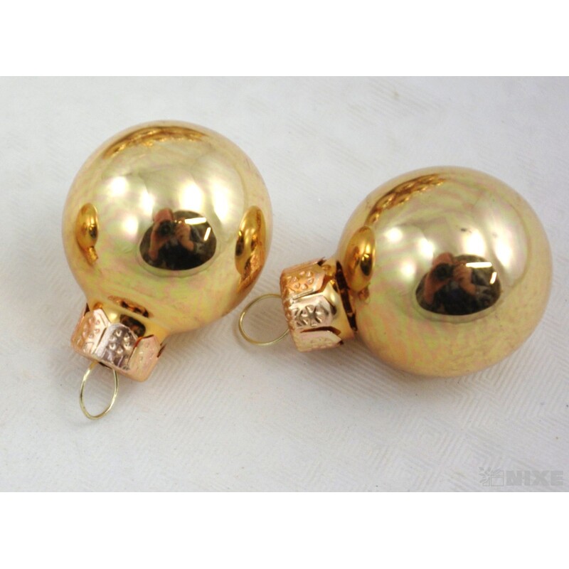 KOULE ZÁVĚS 2,5cm 24ks*ZLATÁ V+