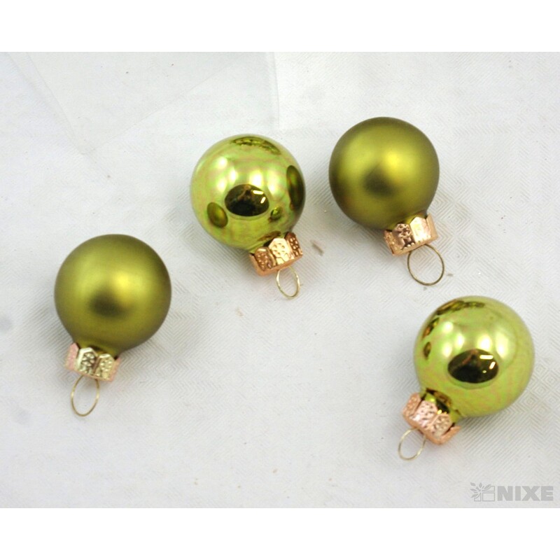 KOULE ZÁVĚS 2,5cm 24ks MIX*ZELENÁ