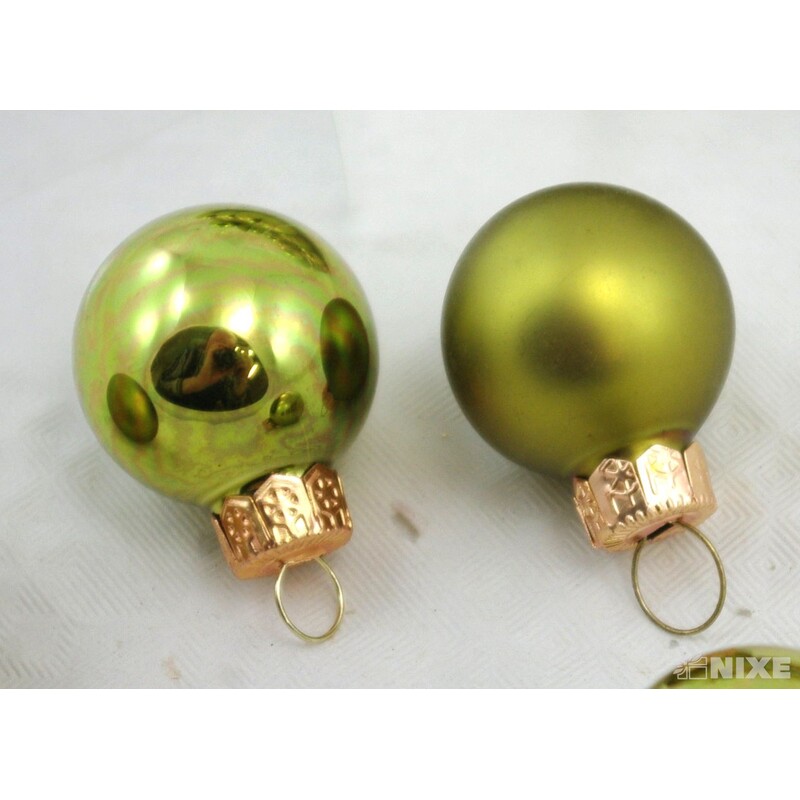 KOULE ZÁVĚS 2,5cm 24ks MIX*ZELENÁ