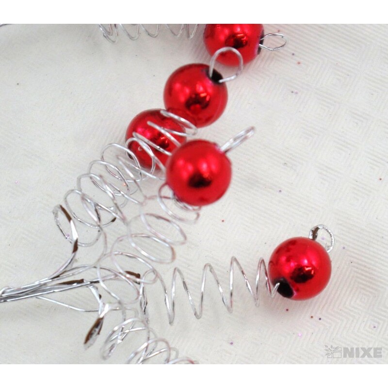 PERLIČKA NA DR. 8x14cm 16ks*ČERVENÁ