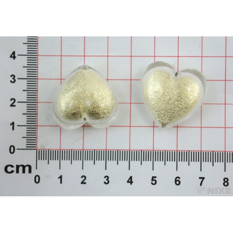 SRDCE 2,5cm 7ks*ZLATÁ