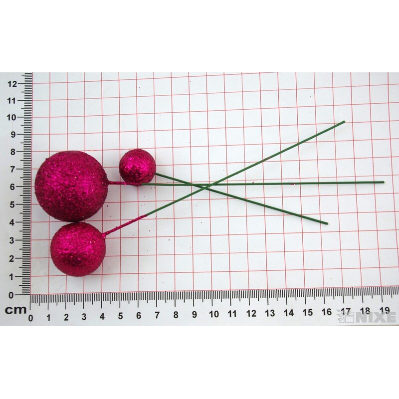 KOULE NA DR. 2,5-3,5x17cm 100ks*CYKLÁMEN