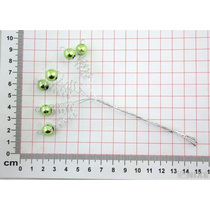 PERLIČKA NA DR. 8x14cm 16ks*ZELENÁ