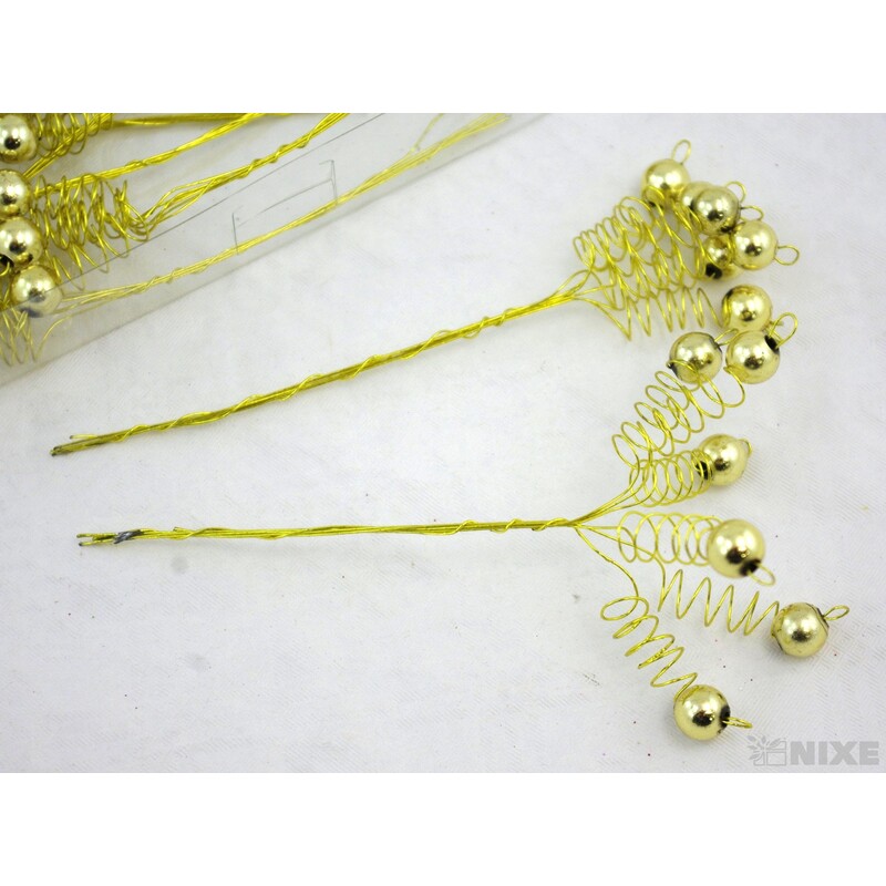 PERLIČKA NA DR. 8x14cm 16ks*ZLATÁ